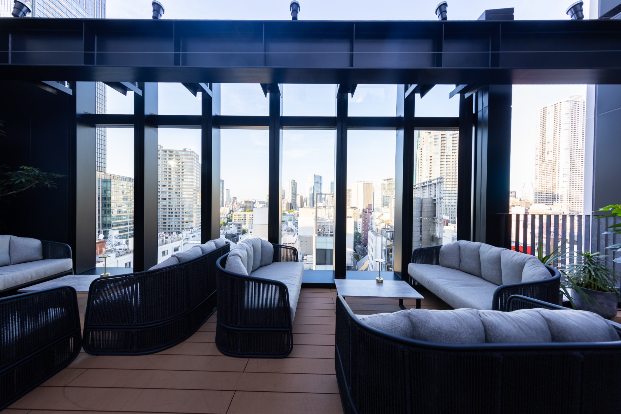 昼のKUMOから望む東京